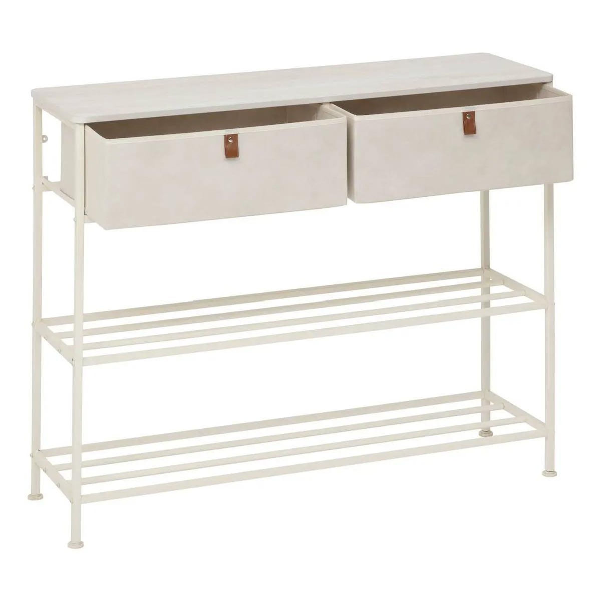 FIVE Console 2 Tiroirs  Tissa  100cm Beige