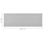 Voir la diapositive 6 : VIDAXL Tapis de couloir Gris clair 80x250 cm