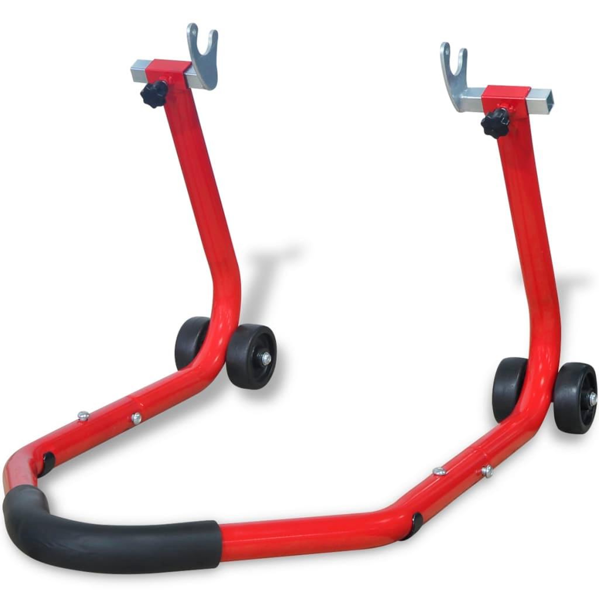 Voir la diapositive 3 : VIDAXL Bequille arriere de moto Rouge