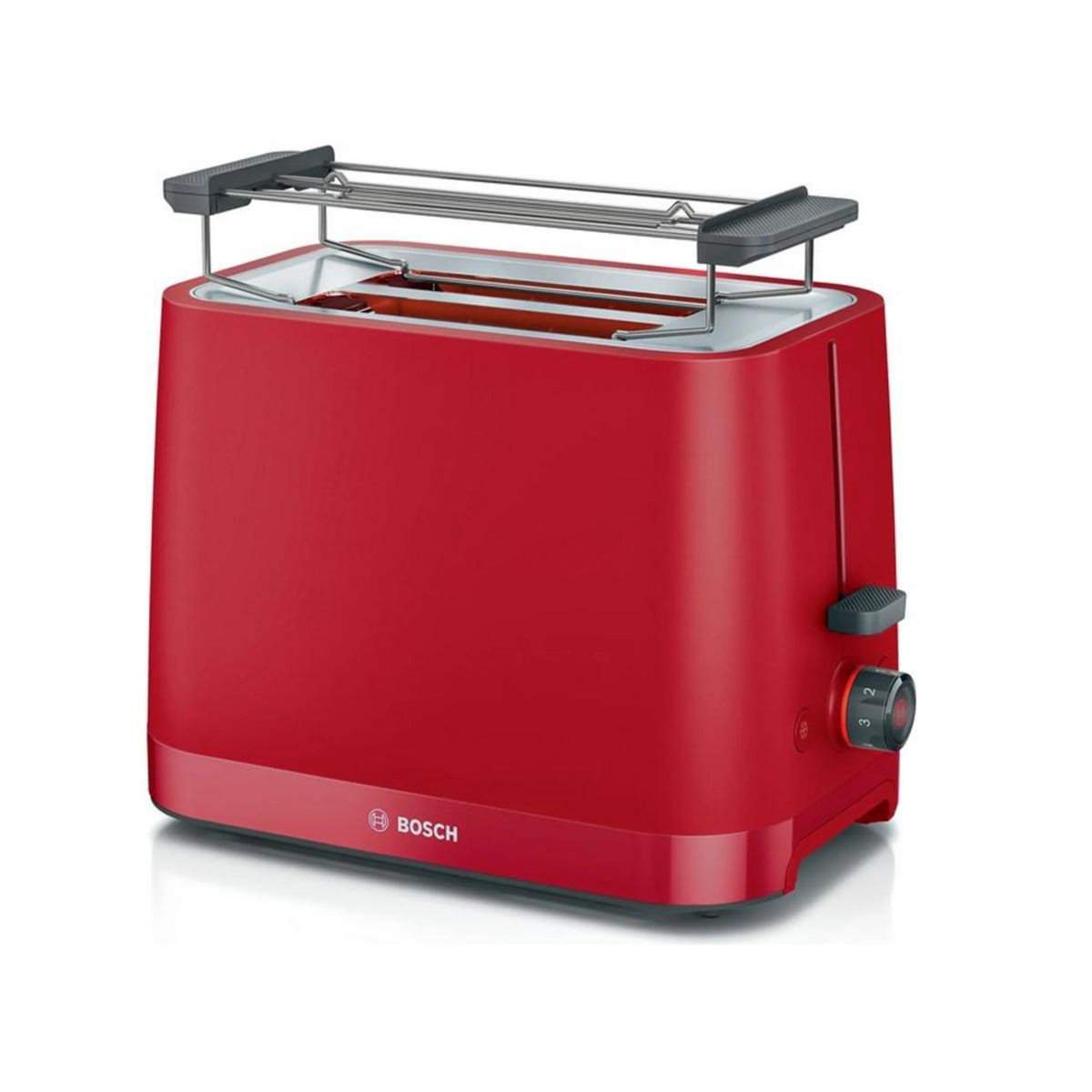 BOSCH Grill-pain 2 fentes 950w rouge - TAT3M124