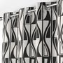 Voir la diapositive 2 : Paris Prix Rideau à Œillets  Ikaris  140x260cm Noir & Blanc