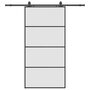 Voir la diapositive 2 : VIDAXL Porte coulissante kit de quincaillerie noir 102,5x205 cm