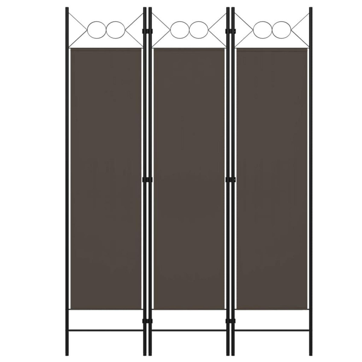 VIDAXL Cloison de separation 3 panneaux Anthracite 120x180 cm