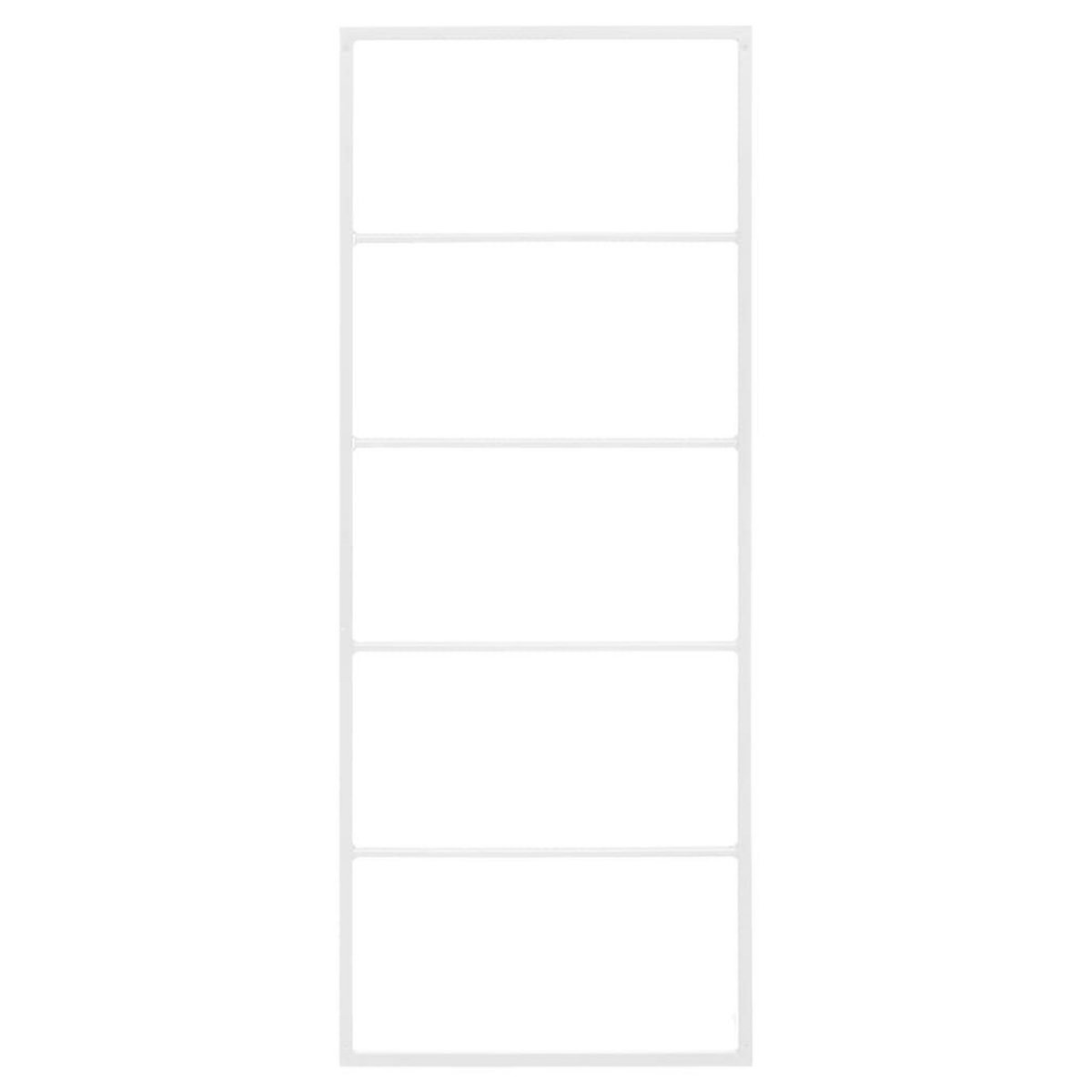 VIDAXL Porte-serviette Blanc 45x10x115 cm Acier