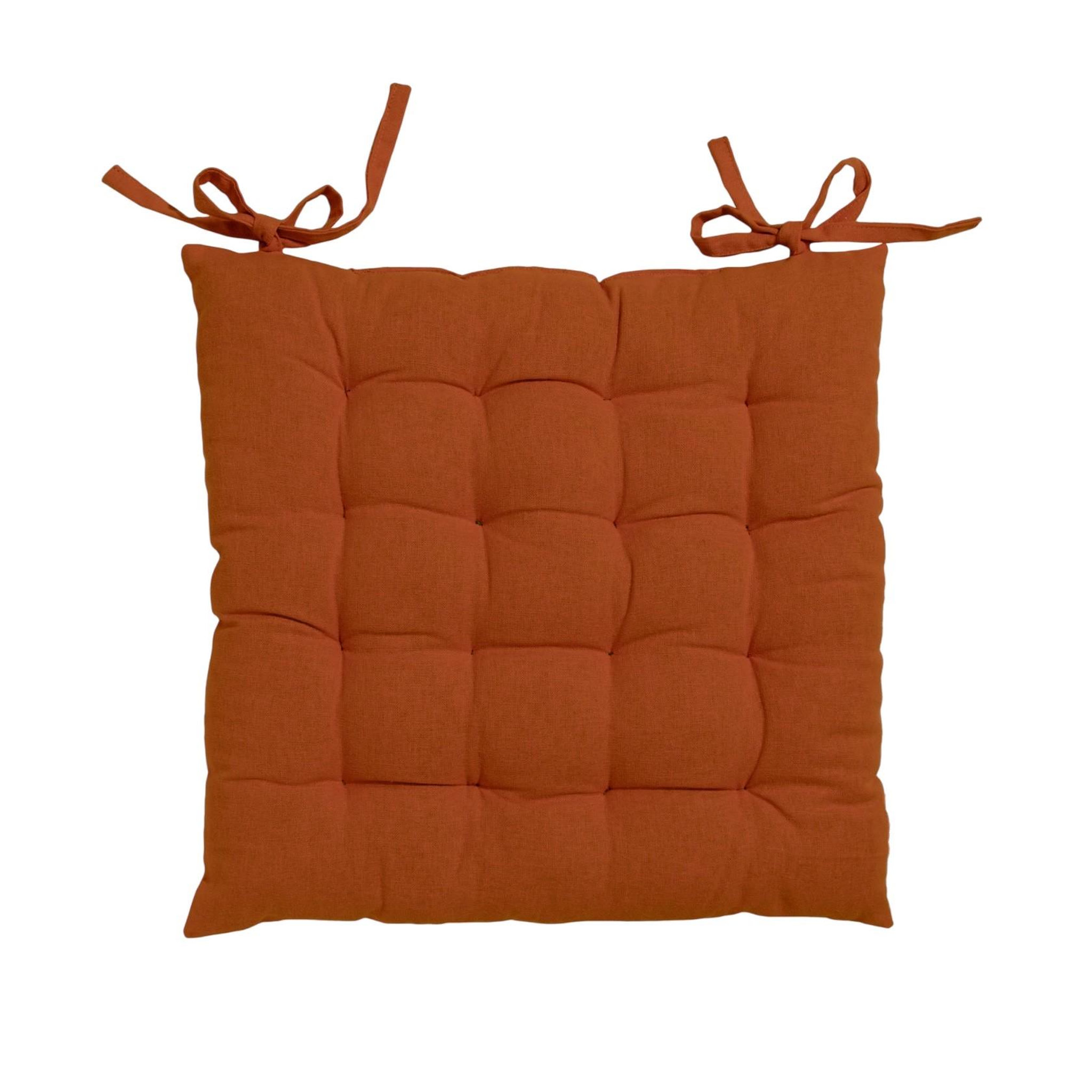 Voir la diapositive 1 : Eden Assise de chaise matelassée en coton kalas