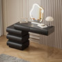 Voir la diapositive 6 : Paris Prix Coiffeuse Extensible 5 Tiroirs  Sherazade  101-140cm Noir
