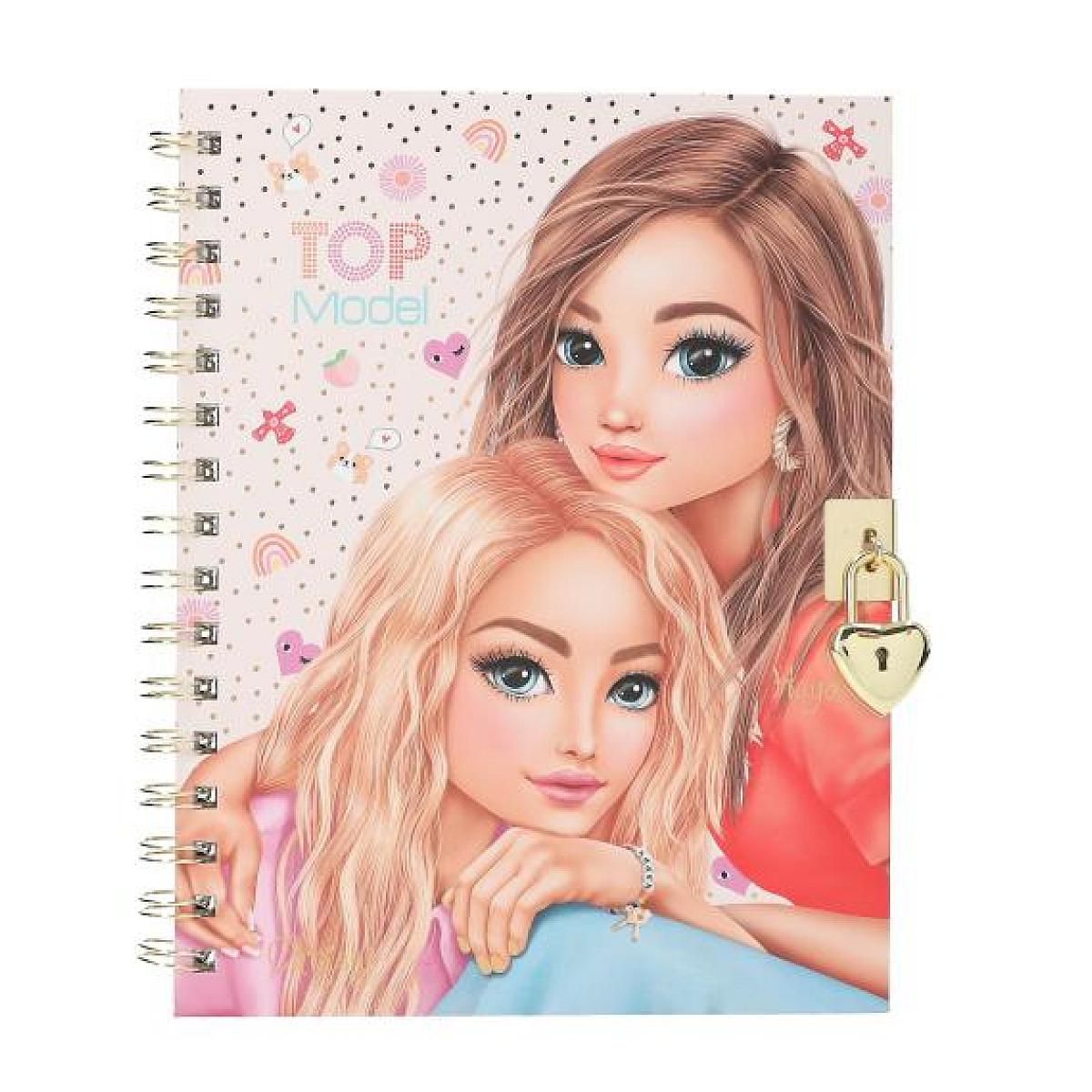TOP MODEL TOPModel Journal avec cadenas et bracelet