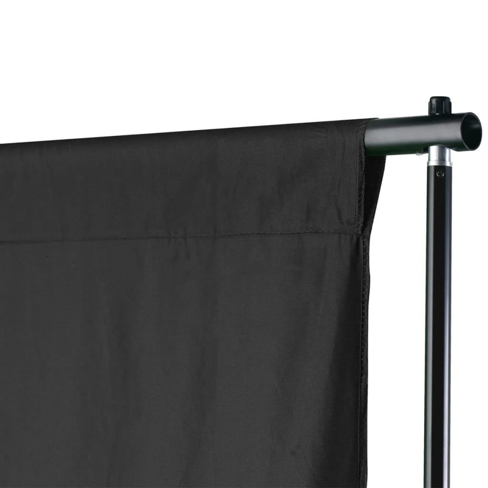 Voir la diapositive 2 : VIDAXL Systeme de support de toile de fond de photo 600 x 300 cm Noir