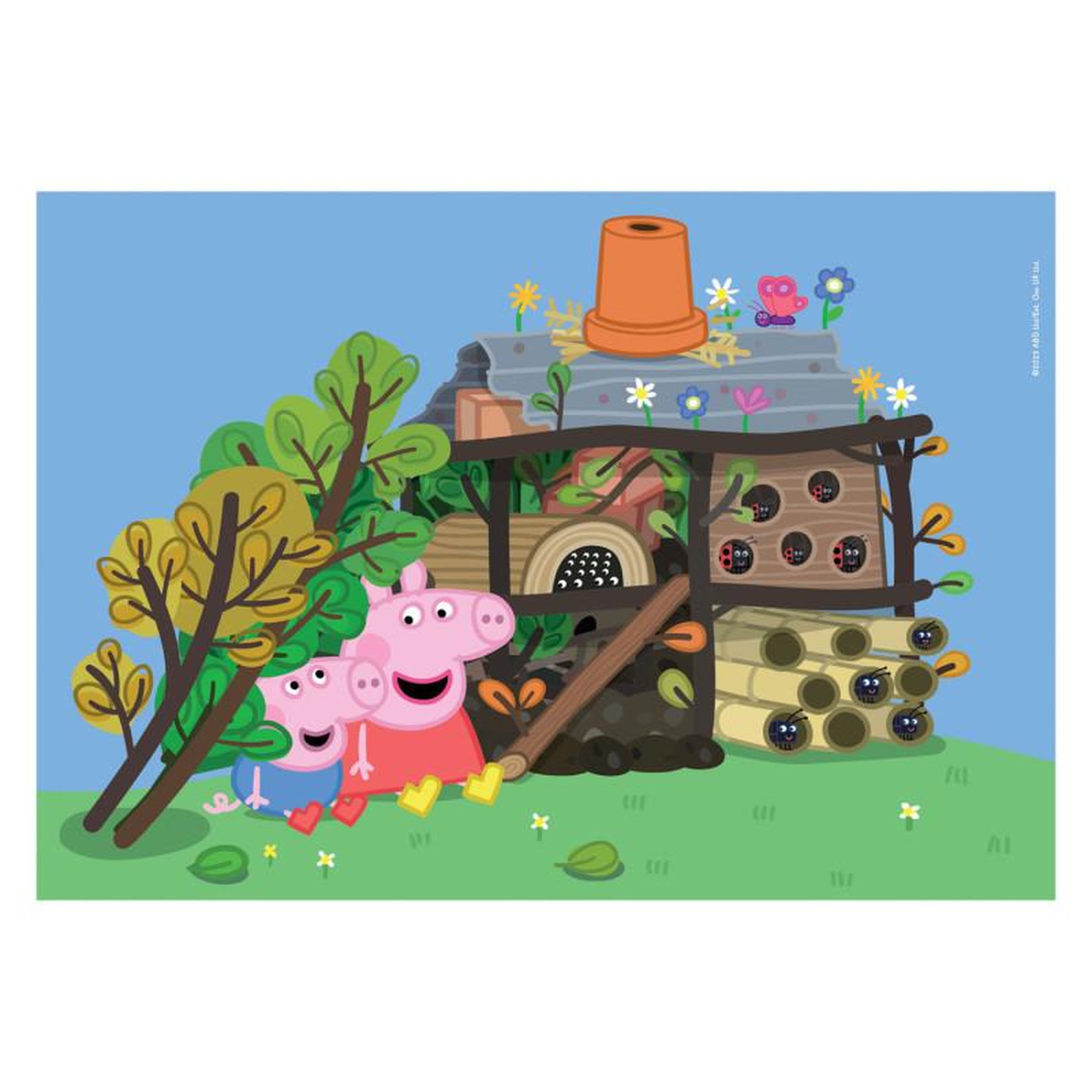 Voir la diapositive 3 : CLEMENTONI Clementoni Jigsaw Puzzle - Peppa Pig, 2x60st. 21622