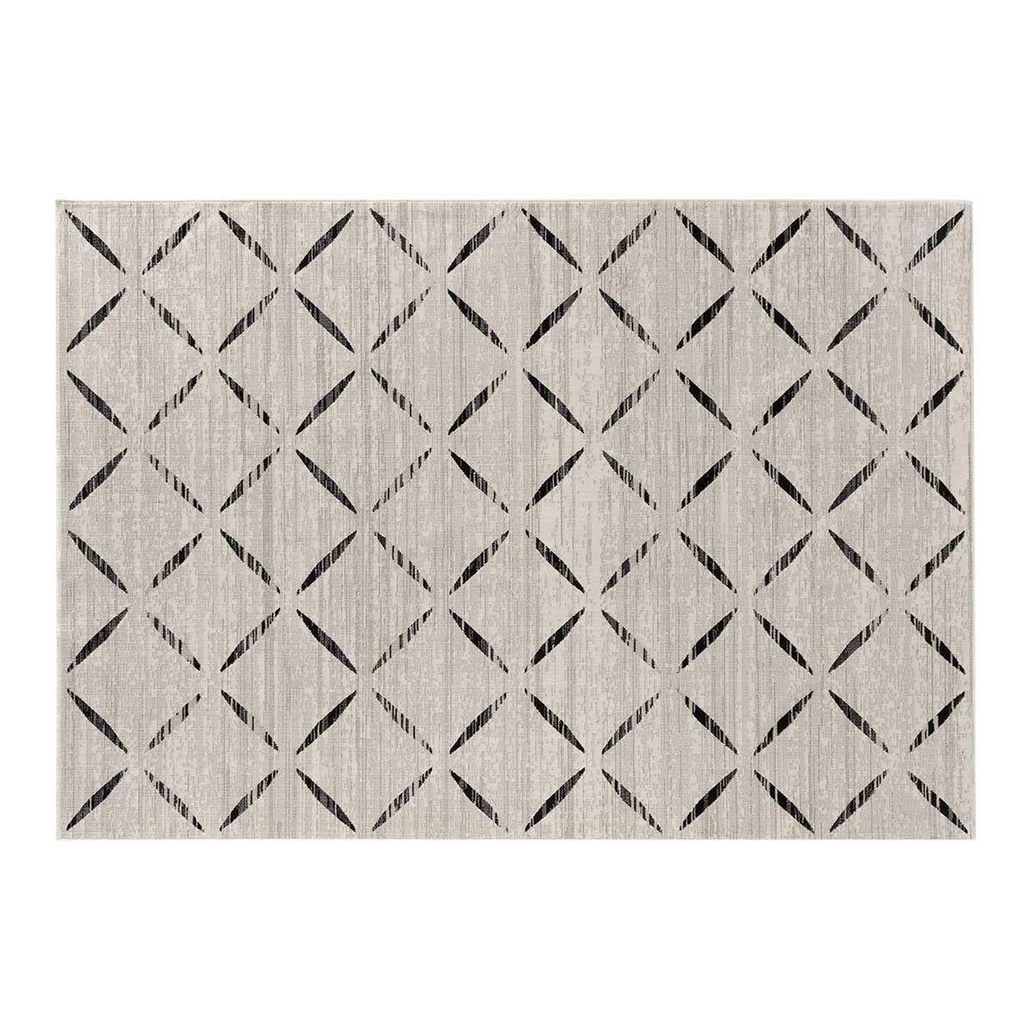 Douceur d'Intérieur Tapis déco tissé  modesto  68x110cm naturel