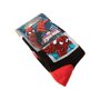 Spiderman Chaussette Mi-Hautes - 1 paire - Sans bouclette - Pointe colorée - Coton - Marvel