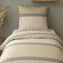 Voir la diapositive 3 : Les Ateliers du Linge Parure de couette 2pcs 140x200cm 100% microfibre 55gsm sofra naturel
