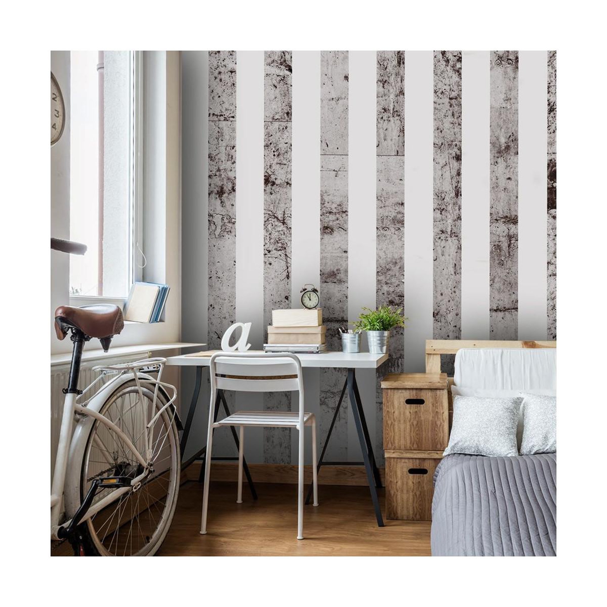 Paris Prix Papier peint  styling of concrete  50x1000cm