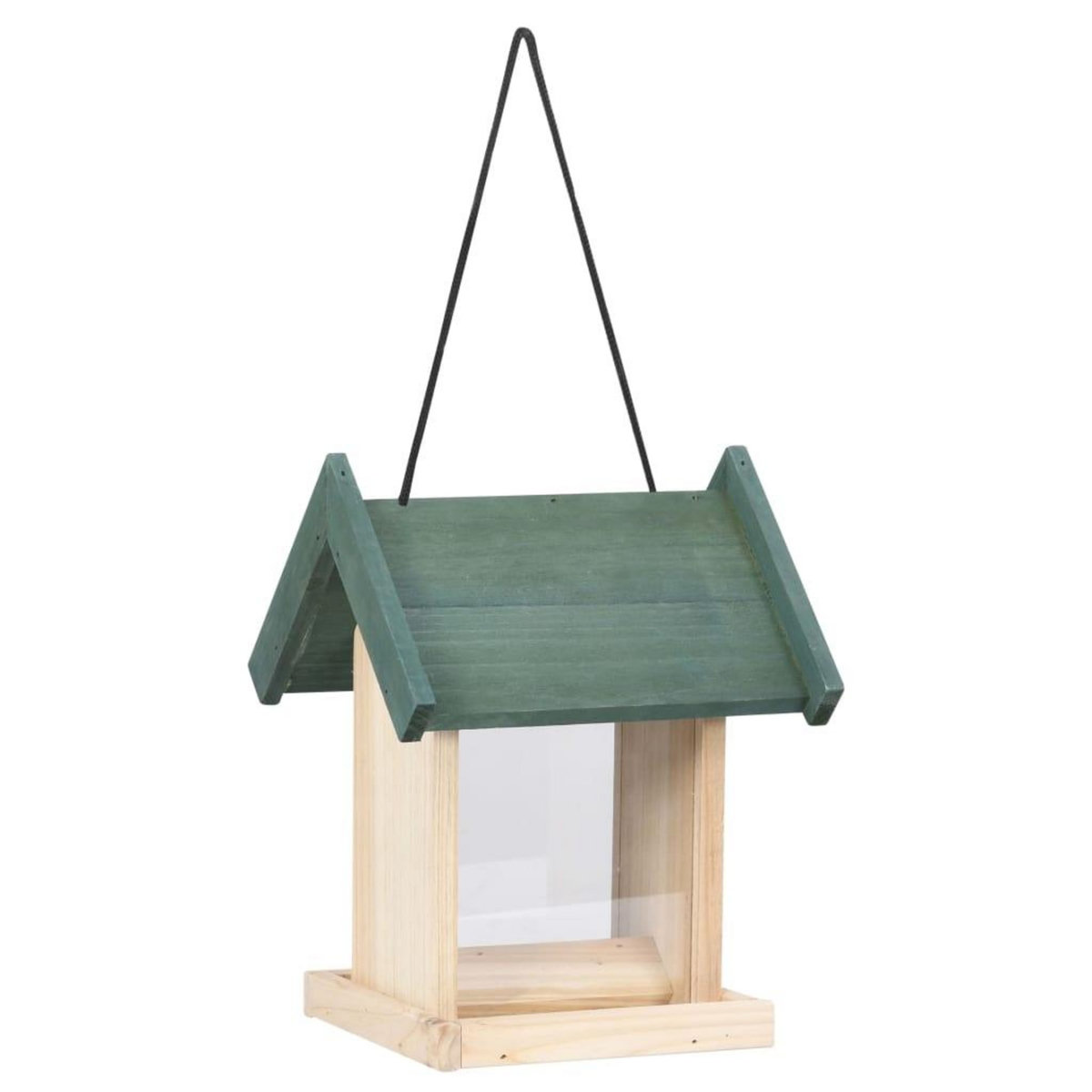 VIDAXL Mangeoires a oiseaux 4 pcs Bois de sapin
