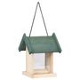 Voir la diapositive 4 : VIDAXL Mangeoires a oiseaux 4 pcs Bois de sapin