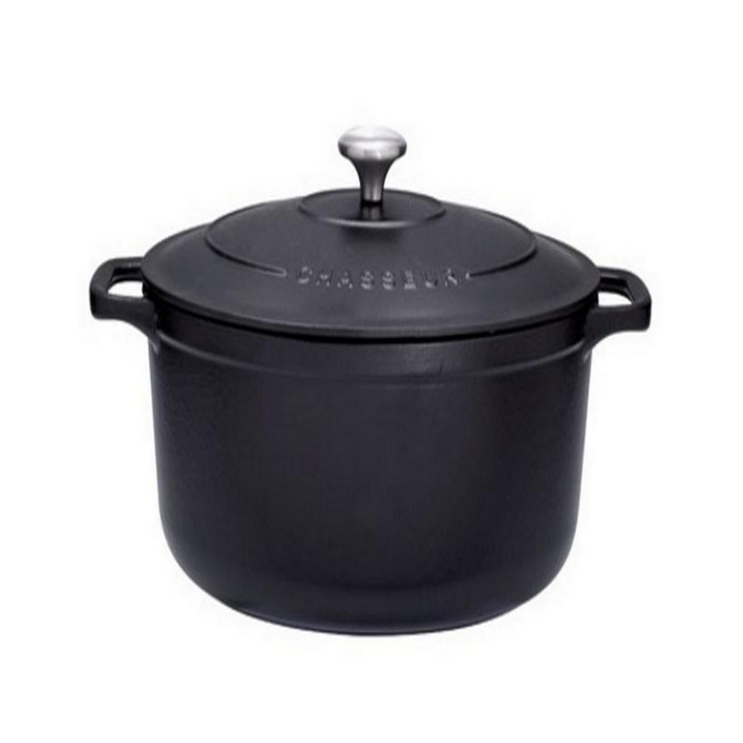 Cocotte ovale en fonte émaillée 29cm noir - PUC472901