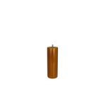 CIME Pied Lit / Sommier Cylindrique 68x200 - Hêtre Teinté Marron
