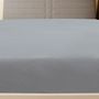 Voir la diapositive 3 : VIDAXL Drap-housse Jersey Gris 140x200 cm Coton