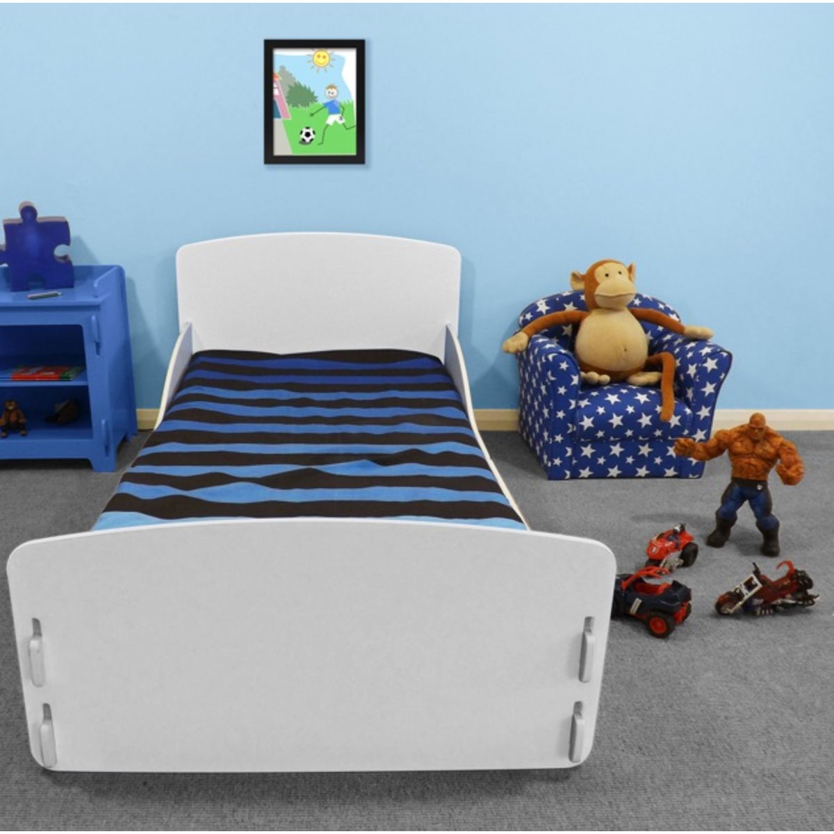 Lit enfant EASY montage facile avec sommier 70x140