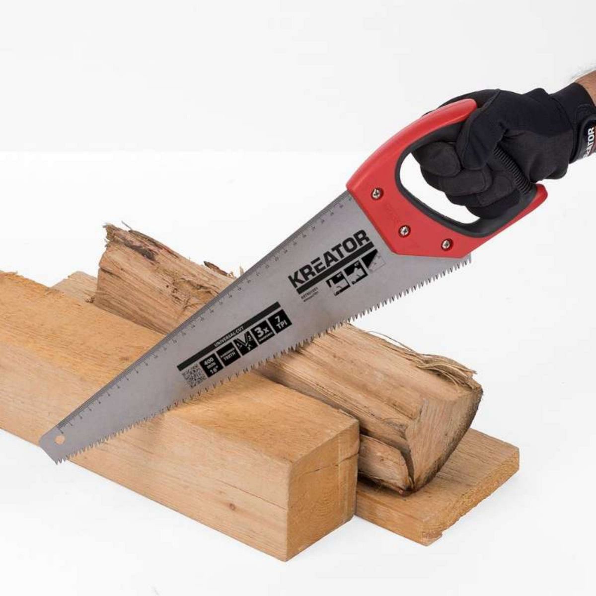  Scie à main 7 TPI Kreator 400mm