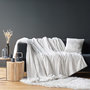 Voir la diapositive 5 : Paris Prix Plaid XL Imitation Fourrure Sherpa  Alaska  220x240cm Naturel