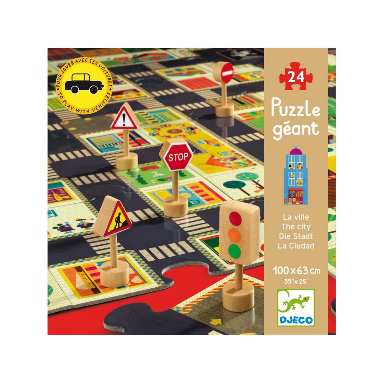 Djeco Puzzle La Ville 24 pièces - vue 2
