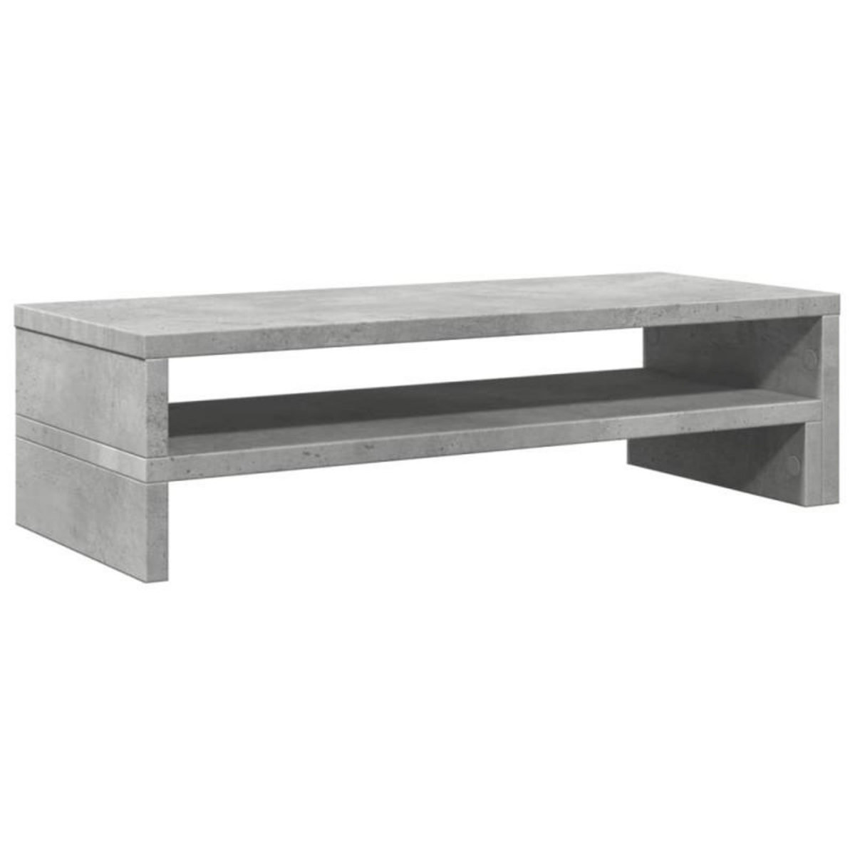 VIDAXL Support de moniteur gris béton 54x22x15 cm bois d ingénierie