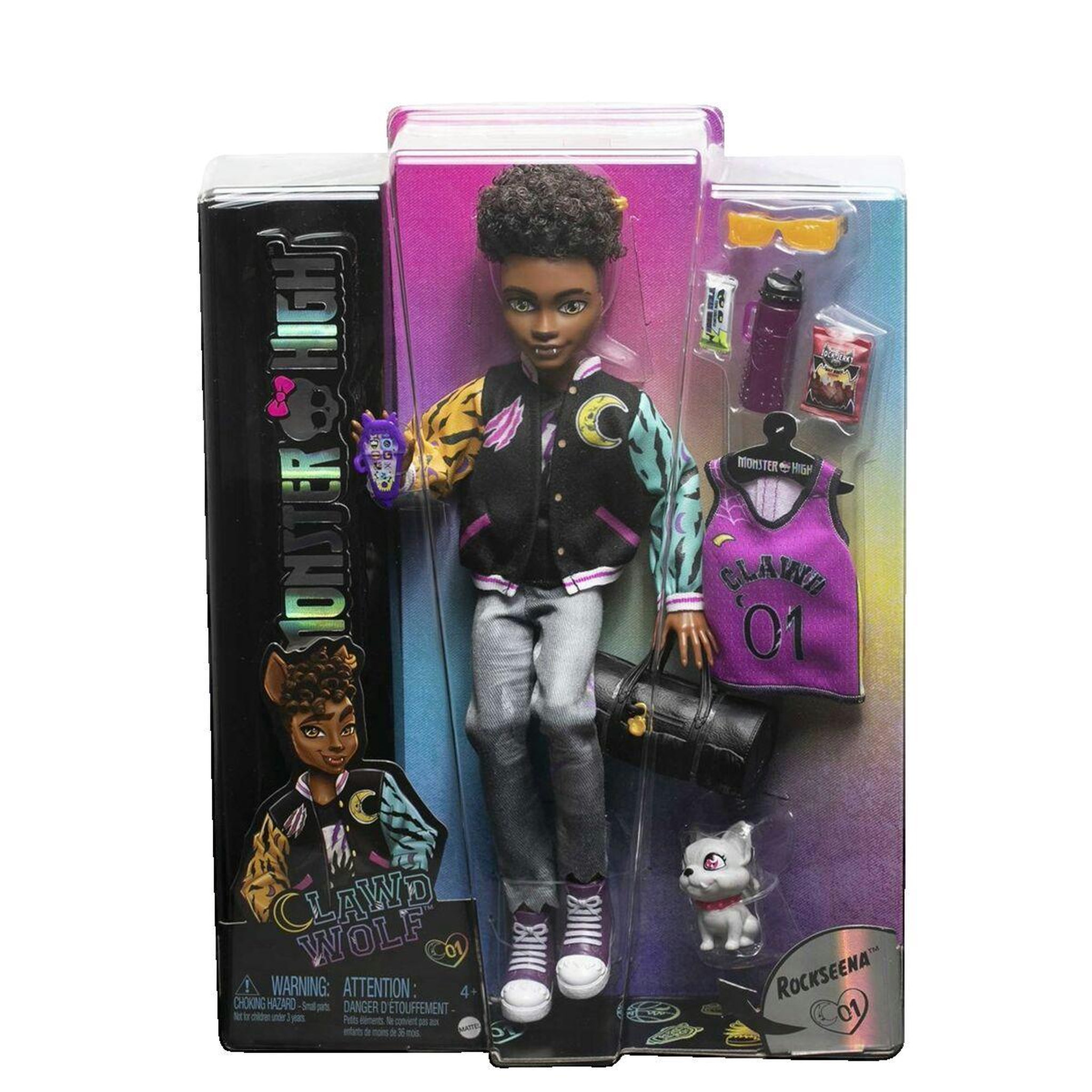 Voir la diapositive 3 : MATTEL Poupée Mattel Clawd Wolf Monster High articulée 29 cm