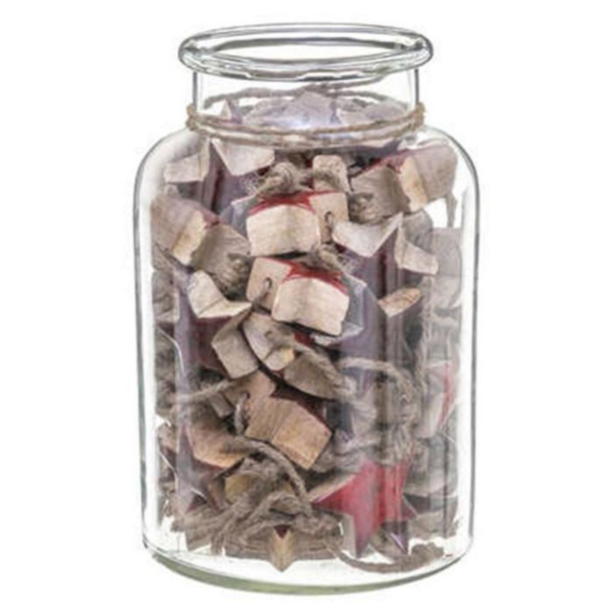 FEERIC LIGHT & CHRISTMAS Sujet de Noël Étoile  Glacé  6cm Rouge