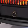 Voir la diapositive 4 : NIKLAS Cheminée électrique 1800W Effet flamme Chauffage infrarouge Santorin NIKLAS