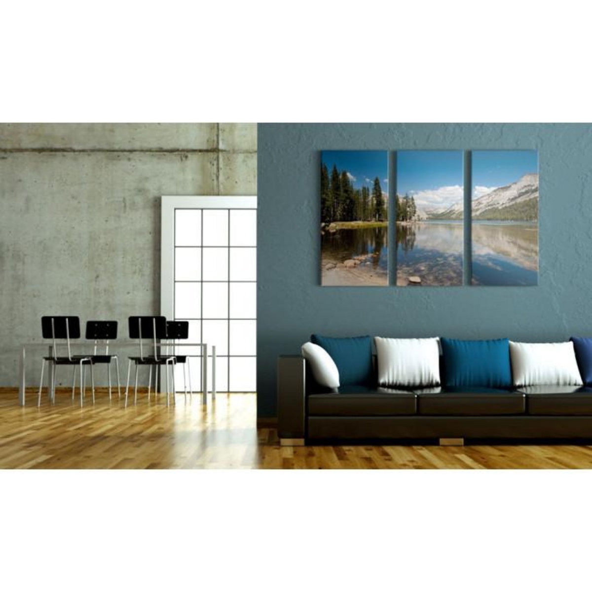 Paris Prix Tableau Imprimé  Montagnes & Lac Cristallin