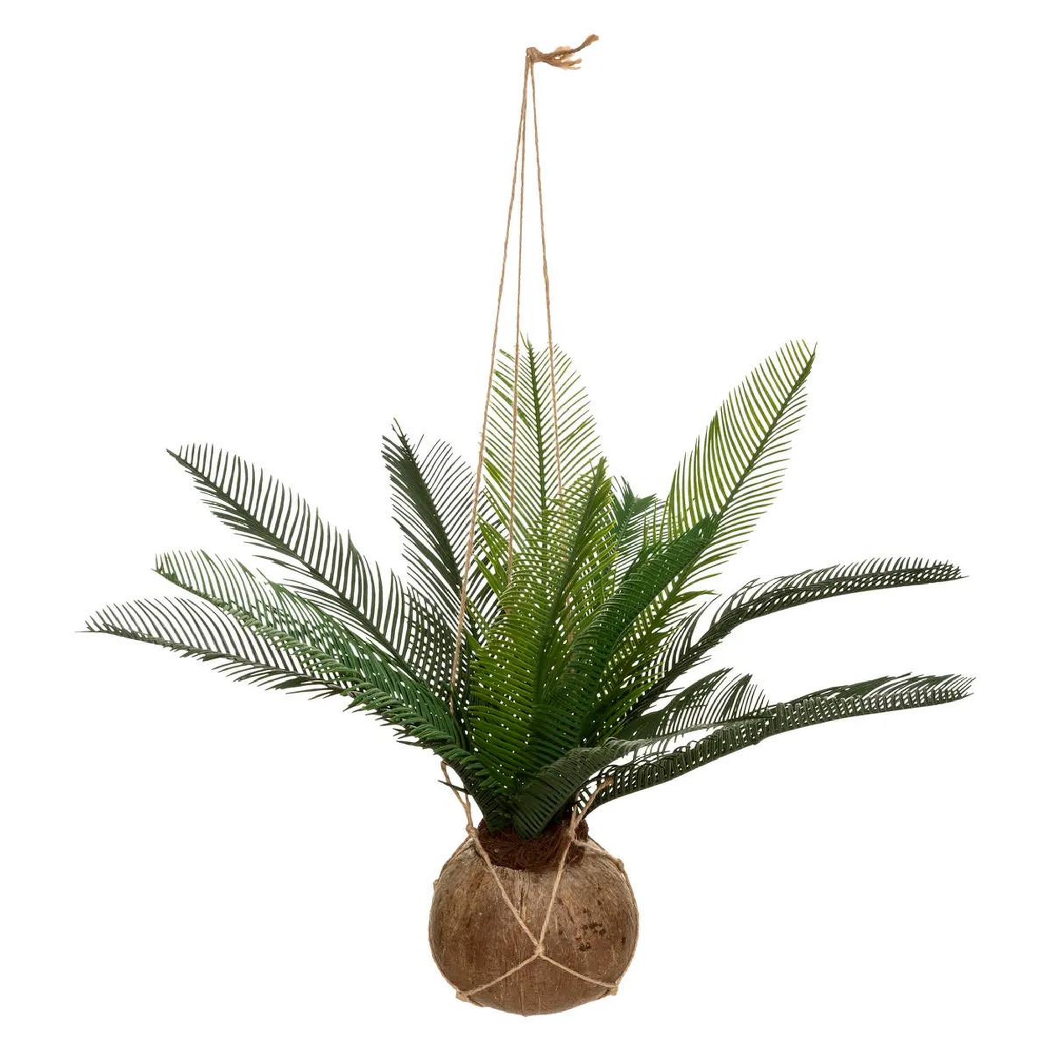 Voir la diapositive 1 : ATMOSPHERA Plante artificielle palmier  cuba  55cm vert