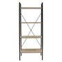 Voir la diapositive 4 : The Home Deco Factory Etagère en mélamine et métal - L.60 x H.148 cm - Noir