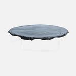 SWEEEK Bâche de protection pour trampoline de diamètre 250cm à 490cm. Coloris disponibles : Noir