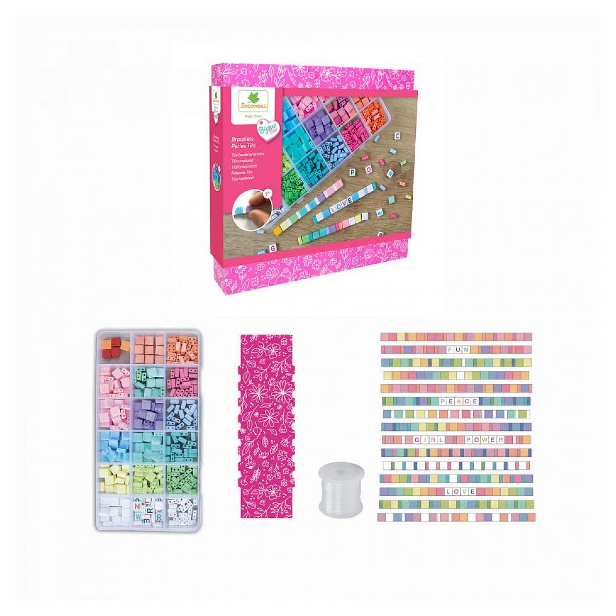 Voir la diapositive 3 : Au Sycomore Coffret pour bracelets perles tila
