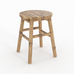 Rendez vous déco Tabouret de jardin en bambou H45,5 cm-Polly