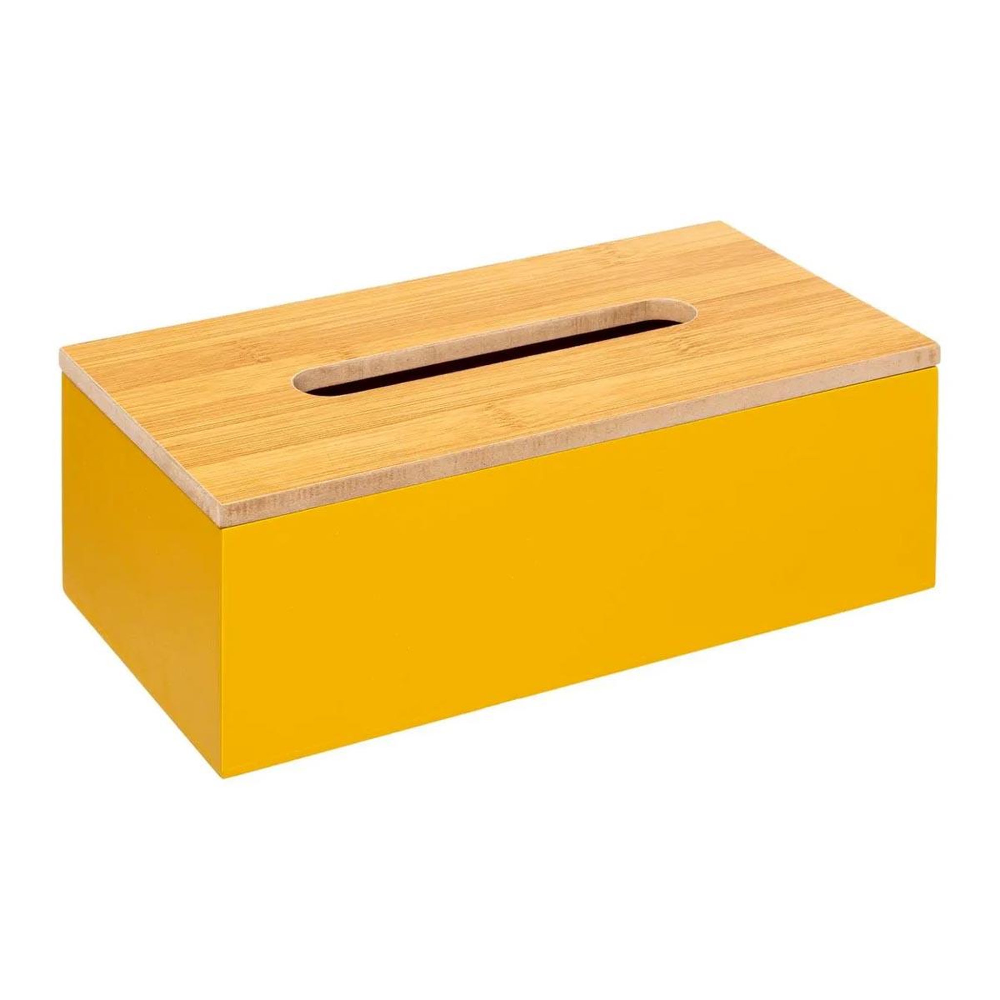 FIVE Boîte à mouchoirs déco  modern  25cm moutarde