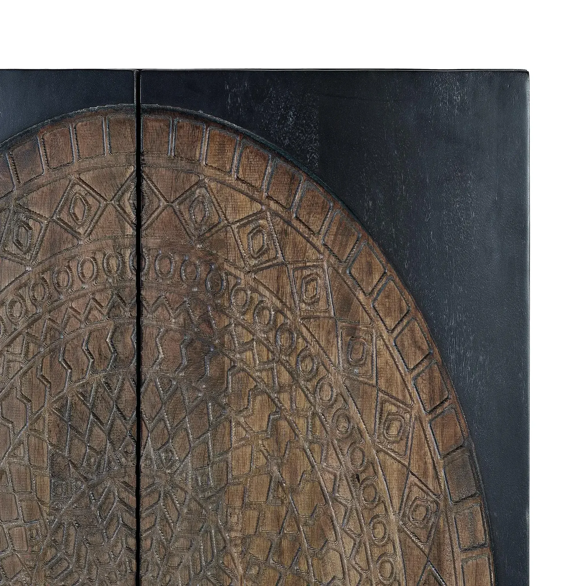 Voir la diapositive 5 : GINER Y COLOMER SL Vaisselier en bois de manguier 100 cm style rustique ethnique