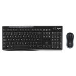 Logitech Logitech Wireless Combo MK270 clavier Souris incluse USB QWERTZ Allemand Noir
