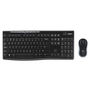 Voir la diapositive 1 : Logitech Logitech Wireless Combo MK270 clavier Souris incluse USB QWERTZ Allemand Noir