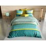 Voir la diapositive 2 : ATELIER DU COTON Parure housse de couette 100% coton 57fils malphite