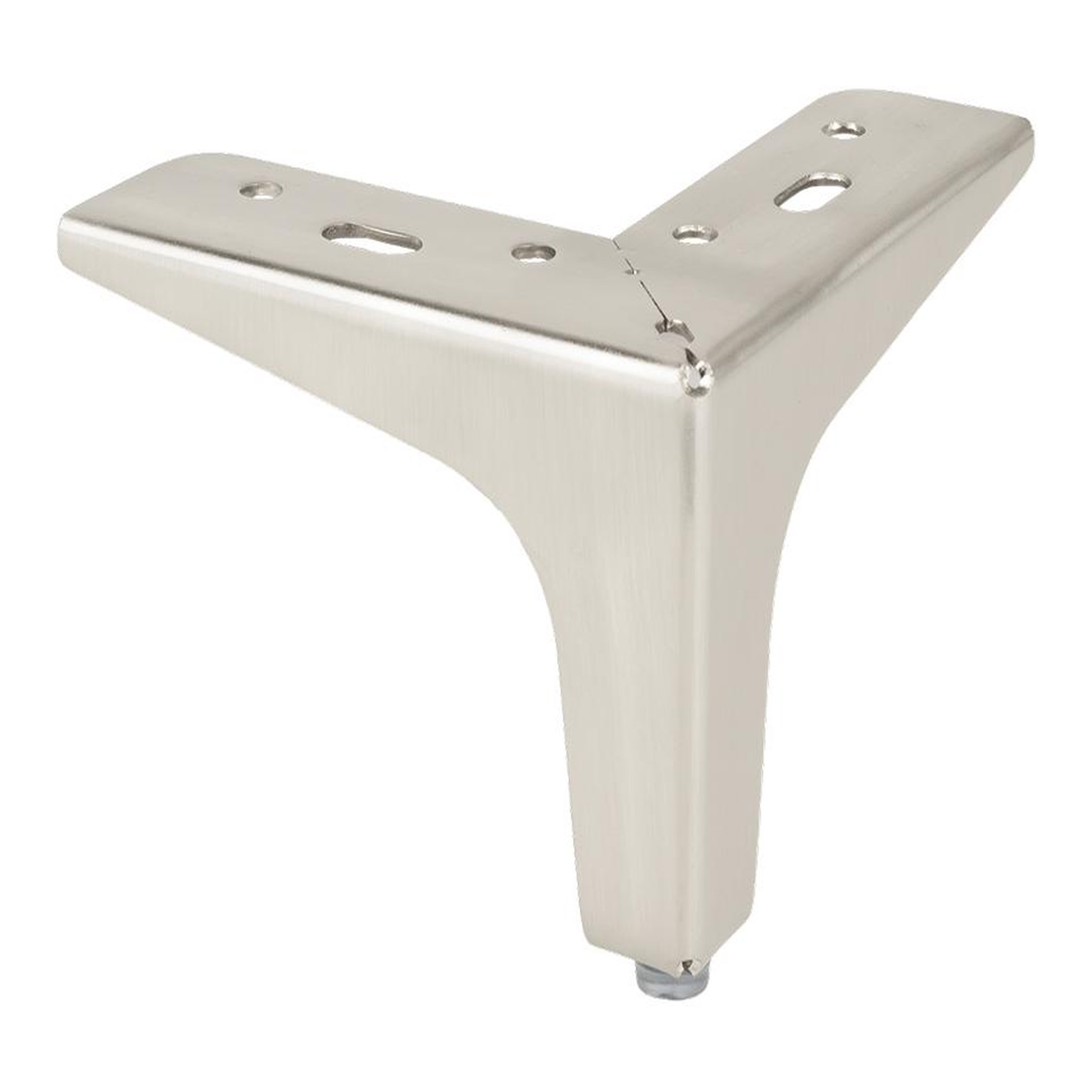 CENTRALE BRICO Pied de meuble fs003 100mm imitation inox