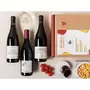 Smartbox Abonnement de 3 mois : 3 grands vins par mois et livret de dégustation - Coffret Cadeau Gastronomie