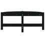 Voir la diapositive 5 : VIDAXL Table basse Noir 87x48x35 cm Bois massif de pin
