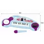 Lexibook Piano électronique pour enfants La Reine des Neiges avec effets lumineux et microphone - 24 touches
