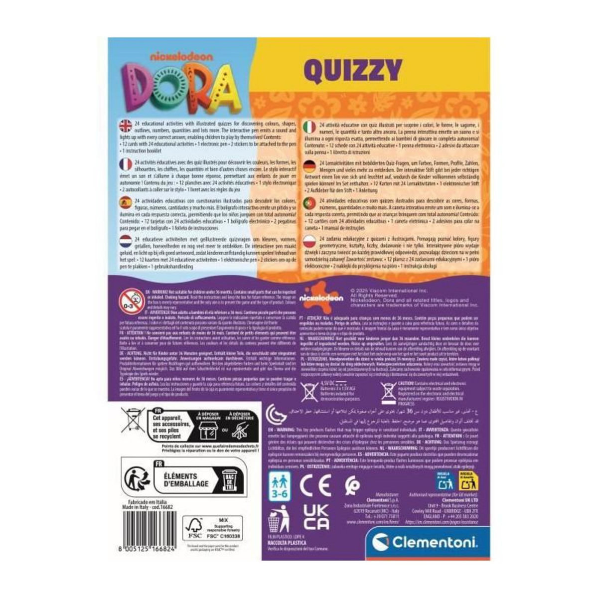 CLEMENTONI CLEMENTONI - Quizzy - Dora