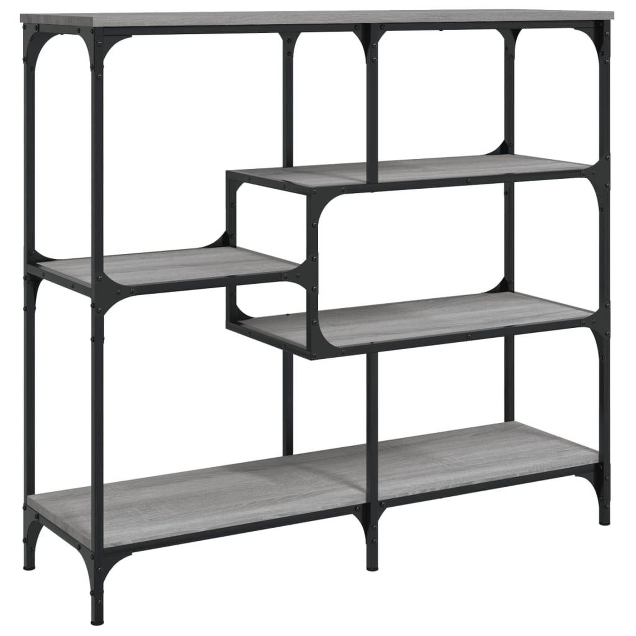 Voir la diapositive 2 : VIDAXL Table console sonoma gris 103x32x95 cm bois d'ingenierie