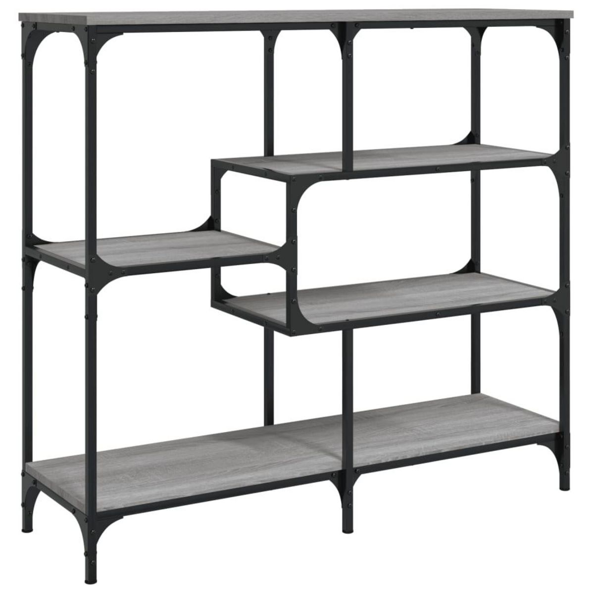 VIDAXL Table console sonoma gris 103x32x95 cm bois d'ingenierie