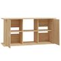 Voir la diapositive 6 : VIDAXL Support d aquarium chêne sonoma 121x41x58 cm bois d ingénierie
