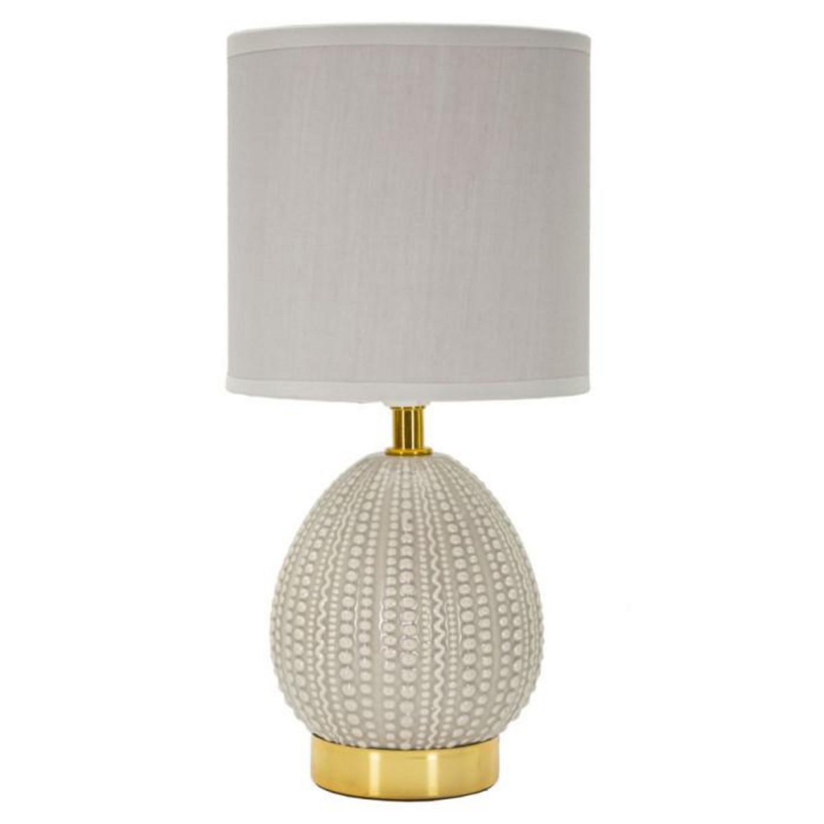 Paris Prix Lampe à Poser en Céramique  Flavi  30cm Gris